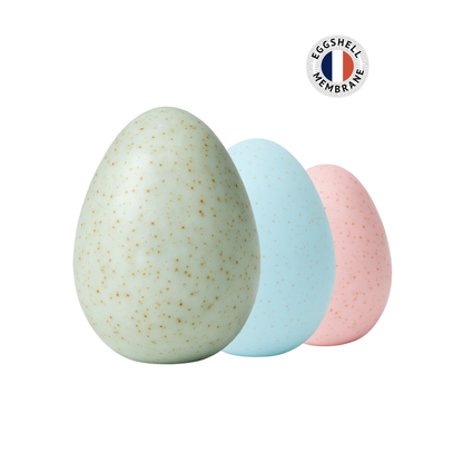 C'est la Chic(k) : Eggshell Membrane Collagen Scrub Soap Set