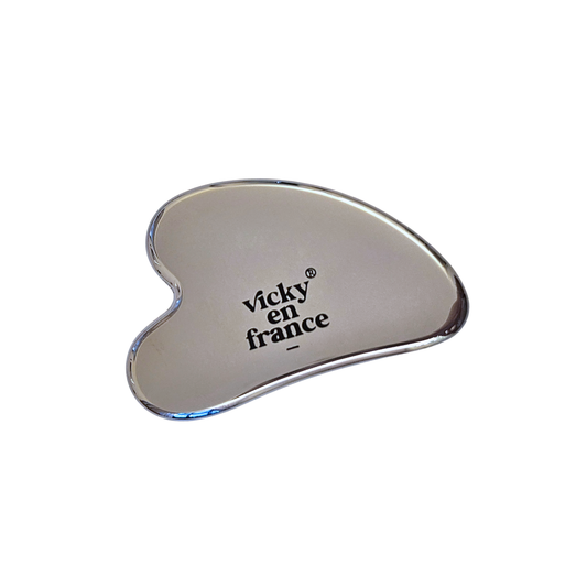 ÔROJI Mini Stainless Steel Gua Sha : Sculpt Smooth Glow: Face•Neck•Décolleté