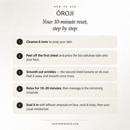 ÔROJI Re:Membrane™ Complex Bio-Cellulose Treatment Mask 10-Minute Reset Mask