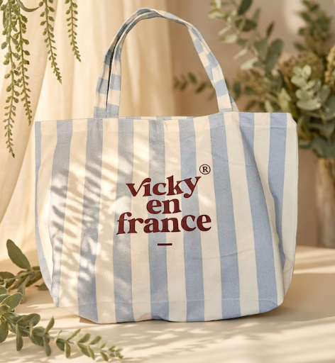 VEF Canvas Blue Bag