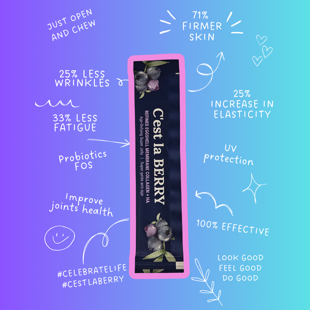 C’est la BERRY : Eggshell Membrane Collagen Jelly for Youthful Skin