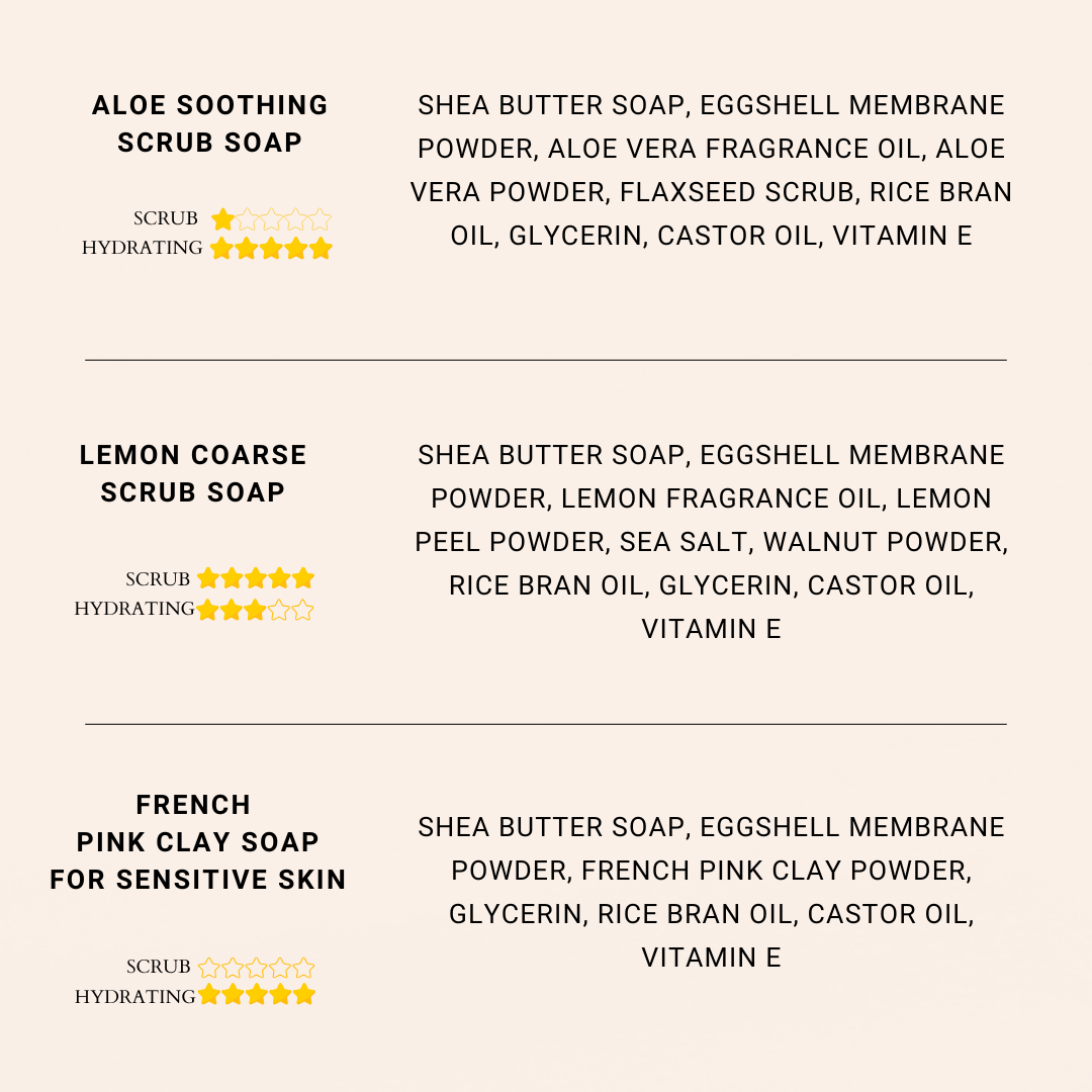 C'est la Chic(k) : Collagen Scrub Soap - Vitamin E set