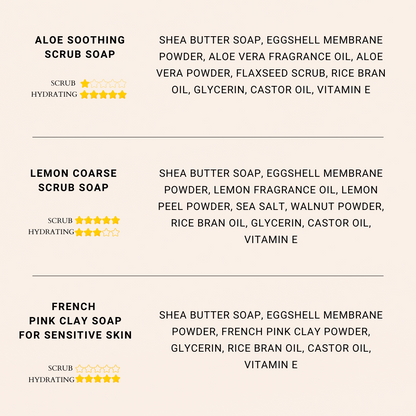 C'est la chic(k) Collagen Scrub Soap