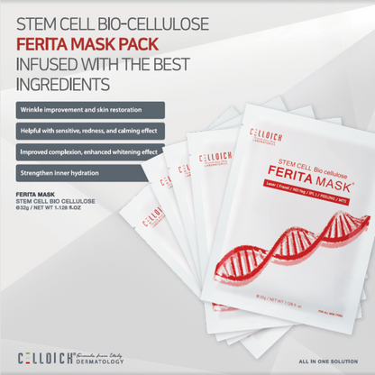 Celldich FERITA Stem Cell Mask 10 Sheets/Box