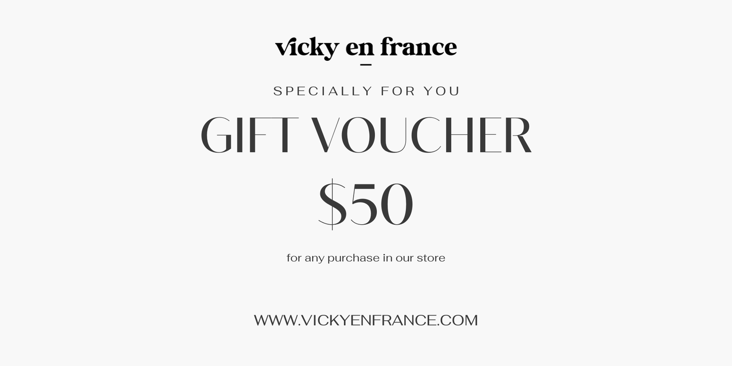 VICKY EN FRANCE gift card