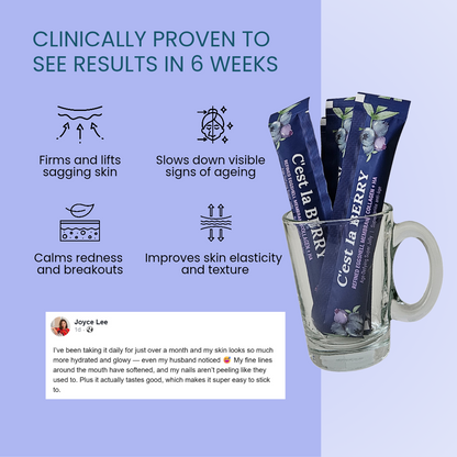 Eggshell membrane Collagen Jelly in Stick Singapore Edible Skincare