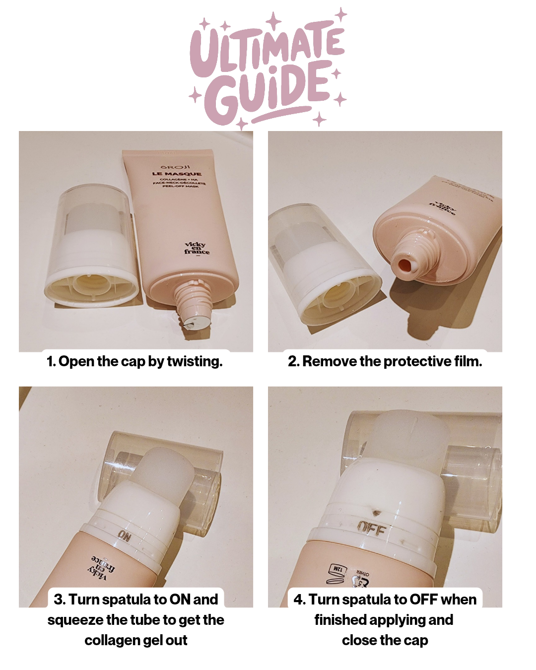 ÔROJI Le Masque : Nano Collagen + Hyaluronic Acid Peel-Off Mask